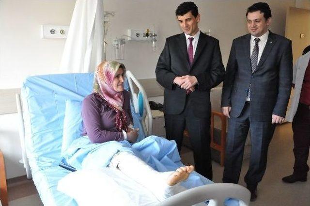 Uşak Devlet Hastanesi’nde Yanık Ünitesi Hizmete Açıldı 2