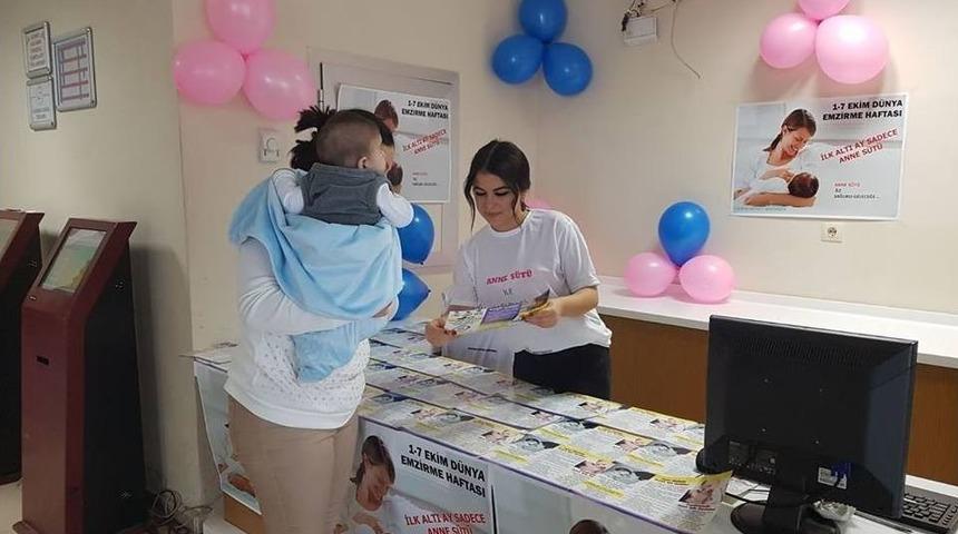 G&ouml;lbaşı Devlet Hastanesinde Emzirme Standı A&ccedil;ıldı
