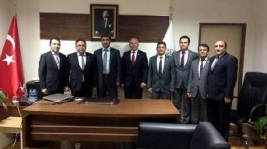 Aydın Sağlık-sen&rsquo;den Genel Sekreter Acat&rsquo;a Ziyaret