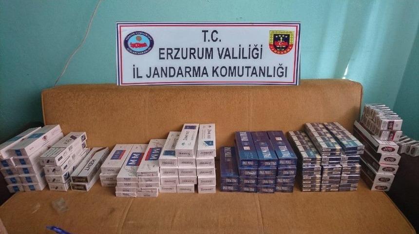 Evin Gizli B&ouml;lmesinde 3 Bin 54 Paket Ka&ccedil;ak Sigara Ele Ge&ccedil;irildi