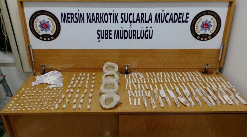 Mersin&rsquo;de Uyuşturucu Operasyonu