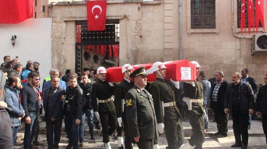 Afrin Şehidi Dualarla Uğurlandı