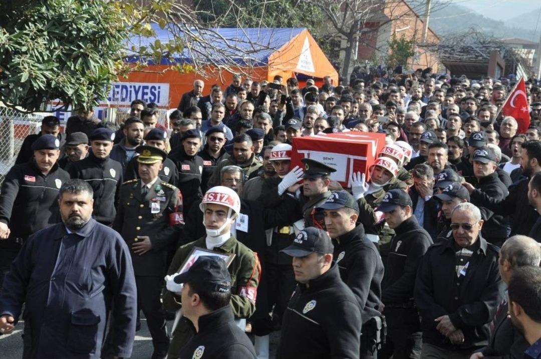 İskenderun Şehidini Uğurladı