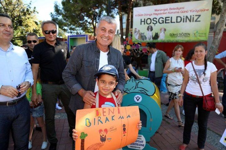 Manavgat Belediyesi’nden Hayvanları Koruma Günü Yürüyüşü G2