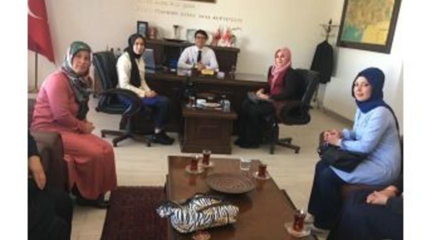 Ak Parti G&uuml;ny&uuml;z&uuml; Kadın Kollarından Kaymakam G&ouml;&ccedil;er&rsquo;e Ziyaret