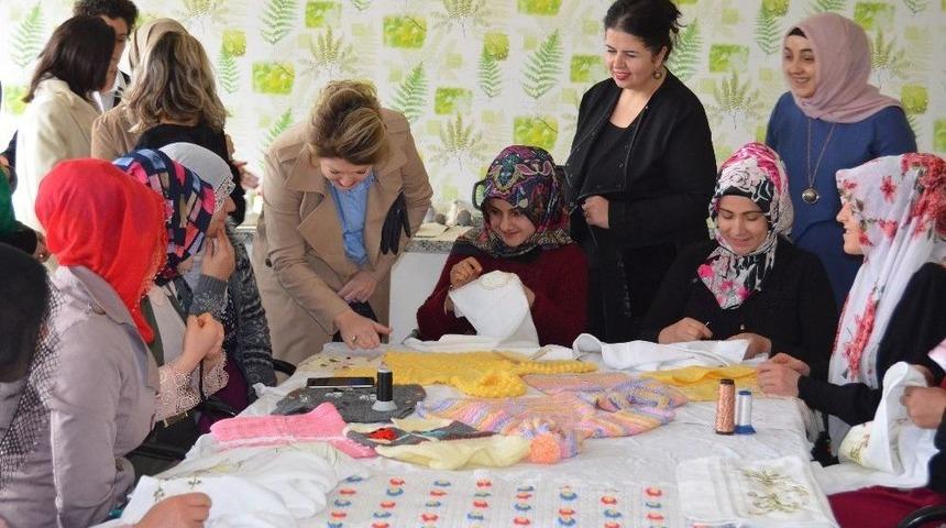 Olcay Deniz, Sason&rsquo;u Ziyaret Etti