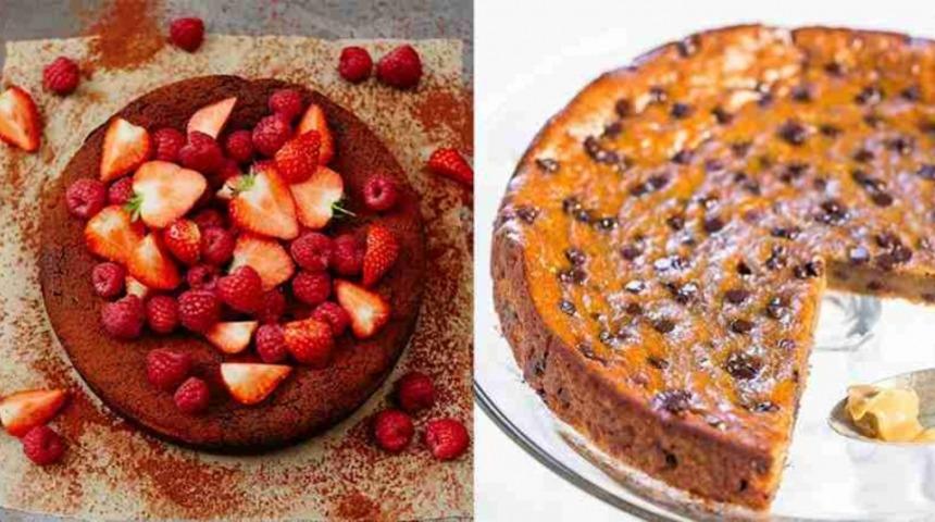 ''Hem Tatlı Yiyeyim Hem de Kilo Almayayım'' Diyenler İçin 6 Unsuz Kek Tarifi