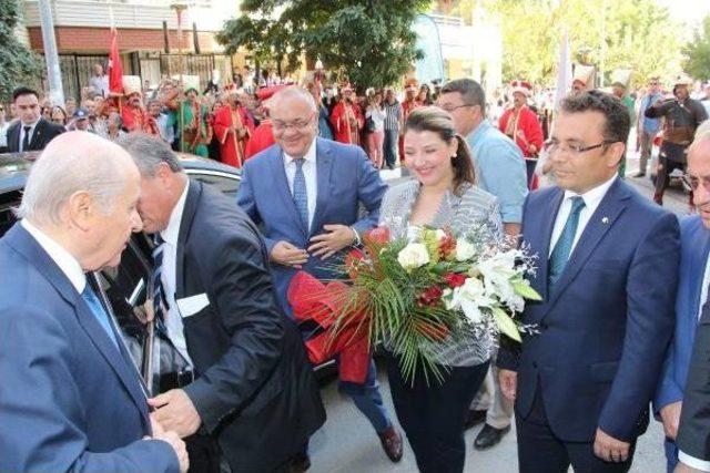 Mhp Genel Başkanı Bahçeli, Manisa'da