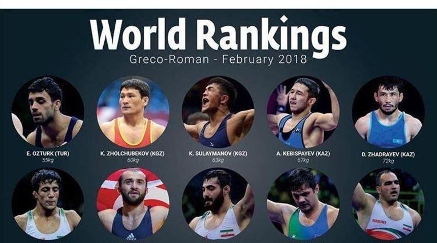 Kayseri Şekersporlu G&uuml;reş&ccedil;i Ekrem &Ouml;zt&uuml;rk D&uuml;nya Birincisi