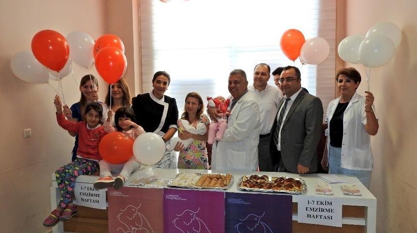 Emzirme Haftası &Ccedil;eşme Devlet Hastanesinde Kutlandı