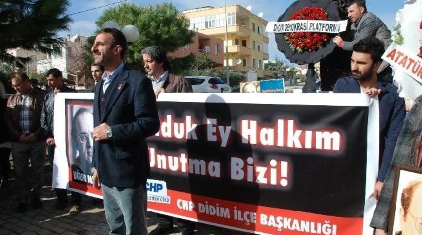 Uğur Mumcu &Ouml;l&uuml;m&uuml;n&uuml;n 22. Yılında Didim&rsquo;de Anıldı