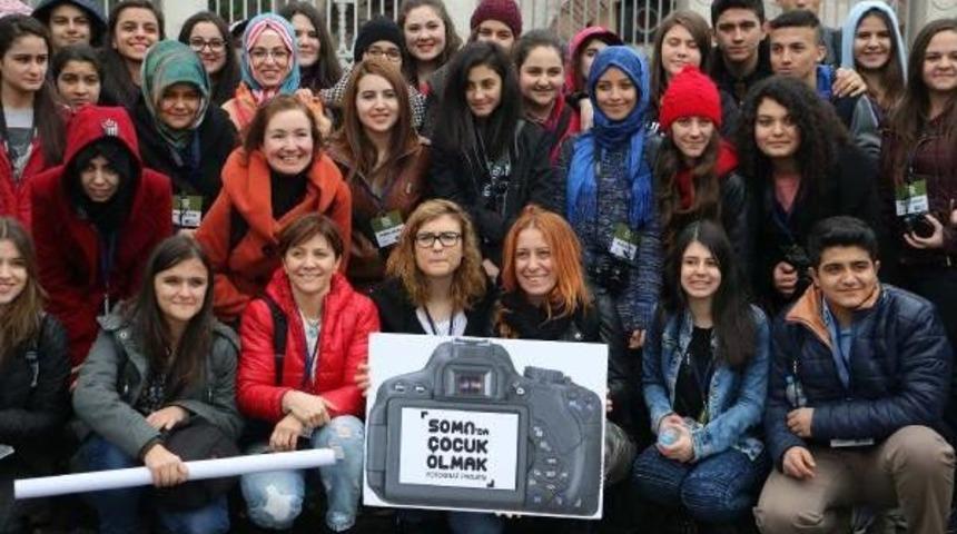 Soma'lı &Ccedil;ocuklar Fotoğraf Sergileri I&ccedil;in İstanbul'da...
