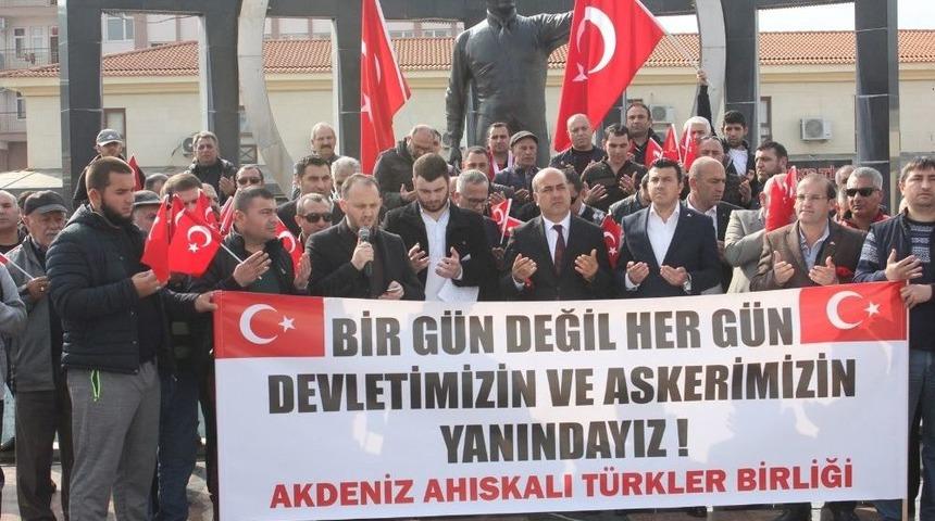 Ahıska T&uuml;rklerinden Afrin Operasyonuna Destek