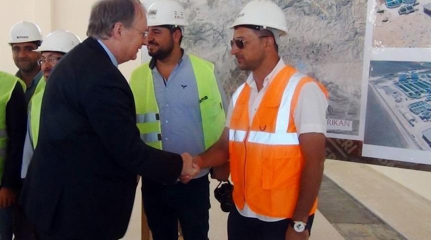 Ab Heyeti Su Arıtma Tesisinde İnceleme Yaptı