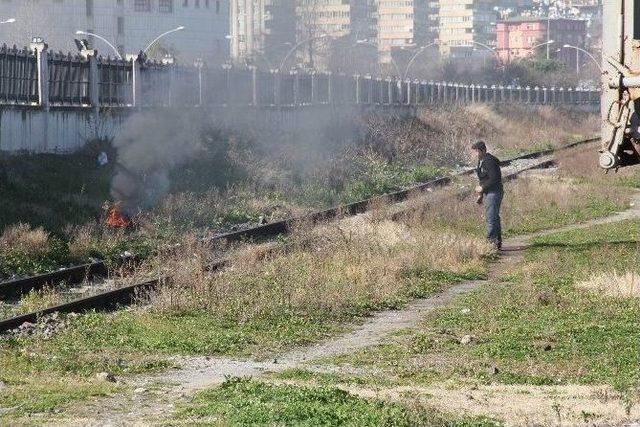 Samsun’da Bali Çeken Genç Gözaltına Alındı