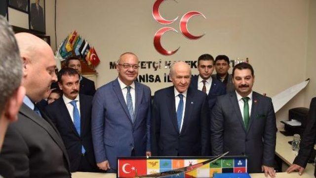Mhp Genel Başkanı Bahçeli Manisa'da (3)
