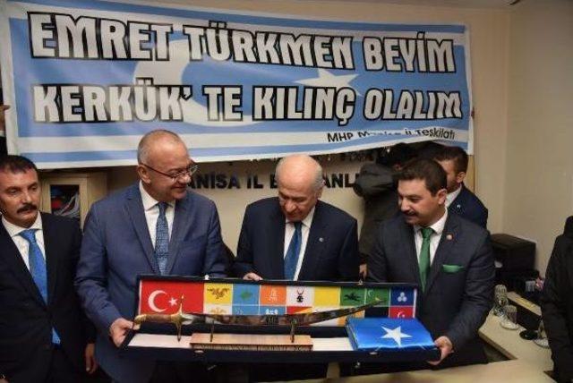 Mhp Genel Başkanı Bahçeli Manisa'da (3)