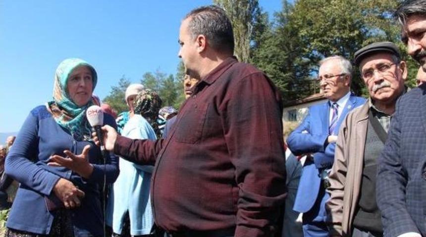 K&ouml;yl&uuml;ler Bakır Madeni I&ccedil;in Ağa&ccedil; Kesilmesine Karşı &Ccedil;ıkıyor