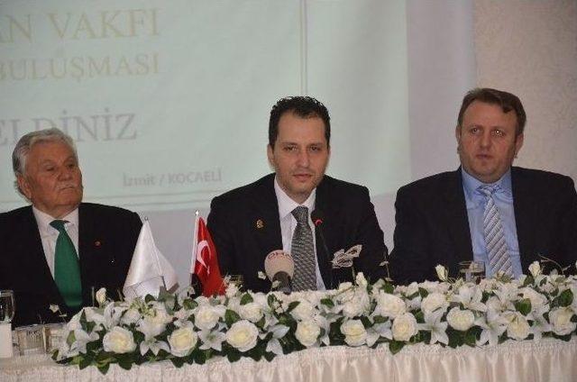 Erbakan Vakfı Kurucusu Fatih Erbakan: 1