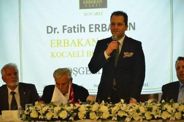 Erbakan Vakfı Kurucusu Fatih Erbakan: 2
