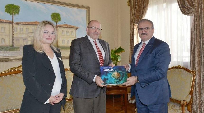 Letonya Büyükelçisi Antalya’da