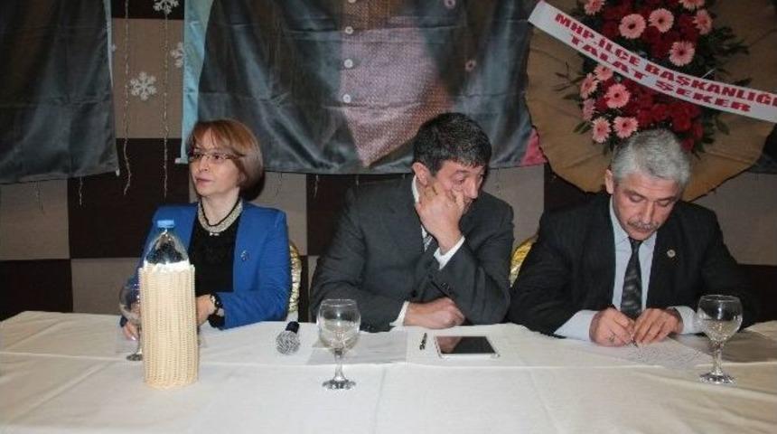 Kdz. Ereğli Mhp Kongresinde Talat Şeker G&uuml;ven Tazeledi
