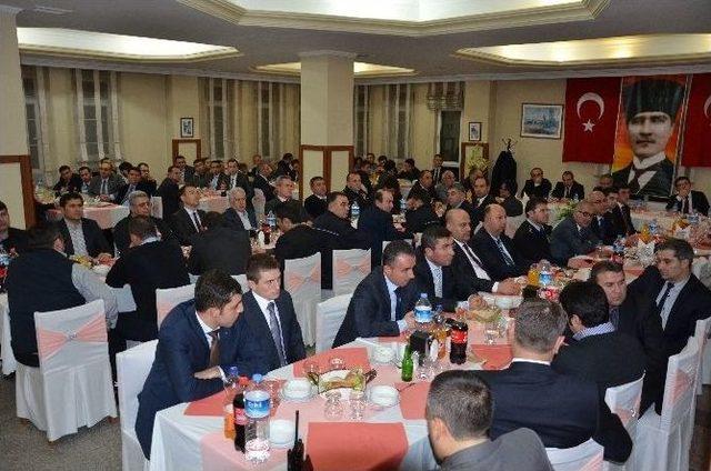 Bilecik İl Emniyet Müdürü Eyüp Özüdoğru’ya Veda Yemeği Düzenlendi