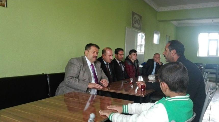 Ağrı Milli Eğitim M&uuml;d&uuml;r&uuml; Turan&rsquo;dan Acılı Aileye Ziyaret