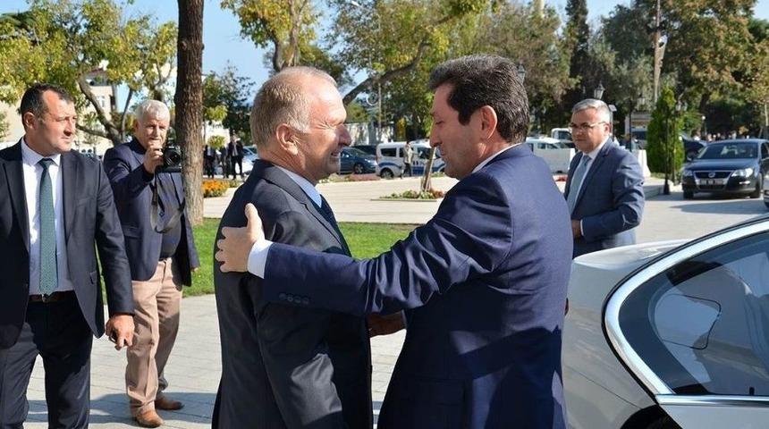 Vali Ceylan &Ccedil;anakkale Valisi Taylı&rsquo;yı Ağırladı