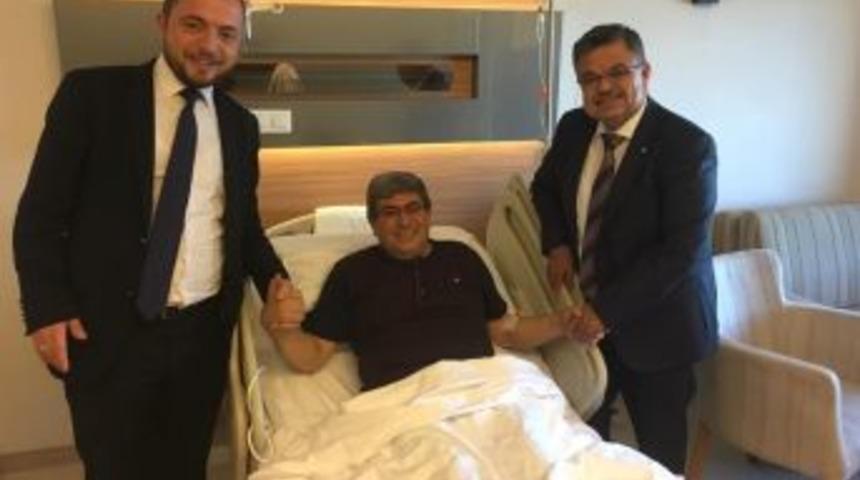 Başkan Yağcı&rsquo;dan Vekili Can&rsquo;a Ge&ccedil;miş Olsun Ziyareti