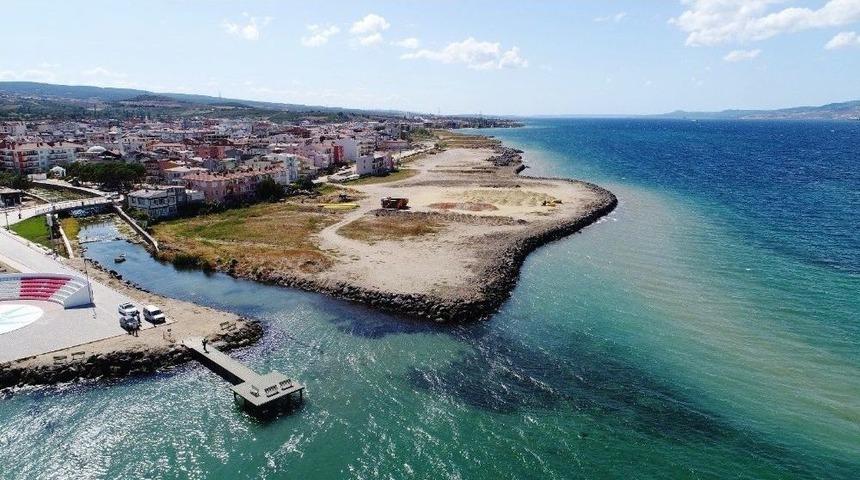 Lapseki&rsquo;de Kordon D&uuml;zenleme &Ccedil;alışmaları