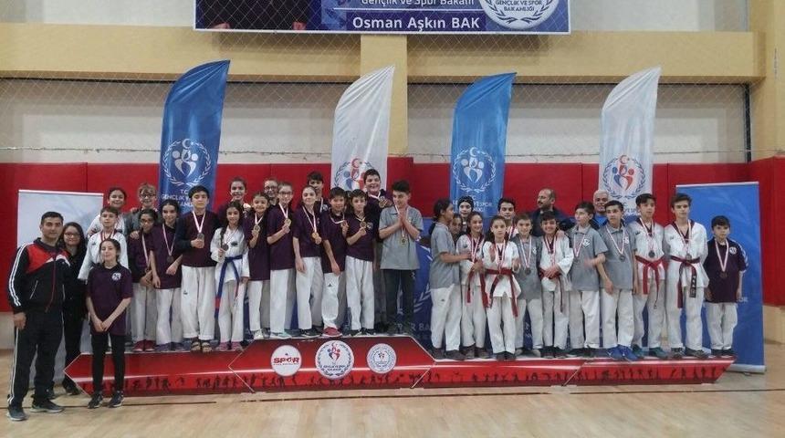 Taekwondo İl Birinciliği Yapıldı