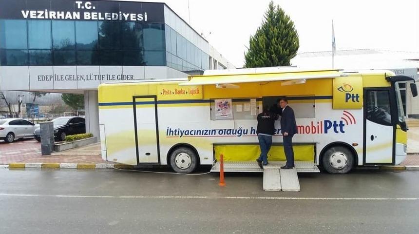 Mobilize Ptt Aracı Vezirhan’da Hizmete Girdi