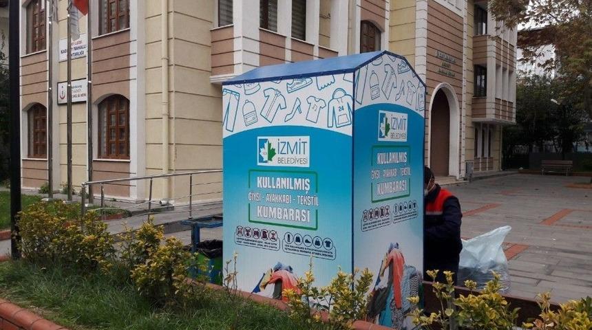 İzmit&rsquo;te Bir Ayda 4 Ton 800 Kilogram Tekstil Atığı Toplandı