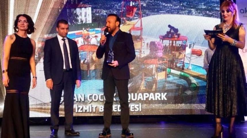 İzmit&rsquo;in İlk Aquaparkı &Ouml;d&uuml;l Kazandı