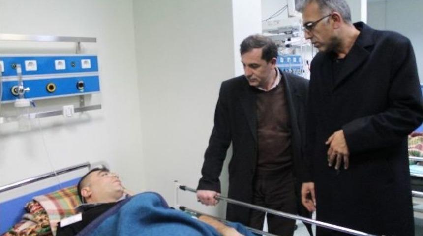 Tahliye Edilen Hastalar Ziyaret Edildi