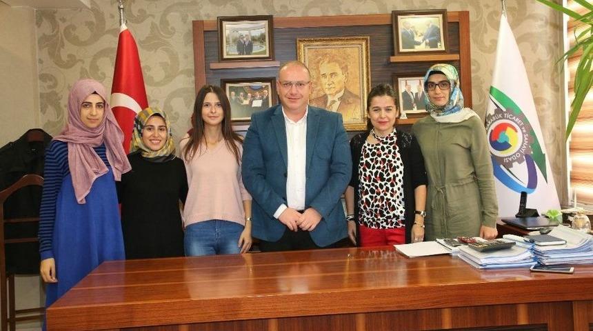 Finalistler Tso Başkanı &Ouml;zcan&rsquo;ı Ziyaret Etti