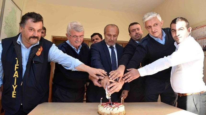 Başkan Arslan, İtfaiye Personelini Unutmadı