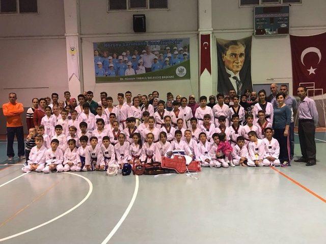 Saruhanlı&rsquo;da Kuşak Terfi Sınavı Yapıldı 1