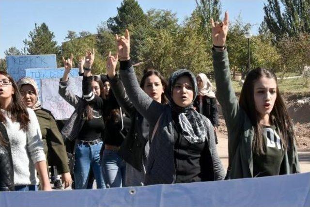 Ülkücü Öğrencilerden Kerkük Protestosu