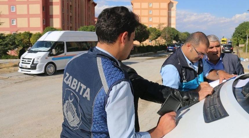 Edremit&rsquo;te Okul Servisleri Denetleniyor