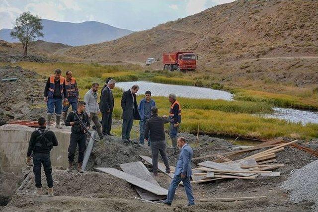 Başkan Epcim, 3 Bin Rakımda İçme Suyu Çalışmalarını İnceledi 1