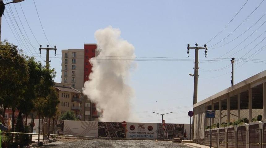 Mardin’de Kayaları Parçalamak İçin Patlatılan Dinamit Korkuttu