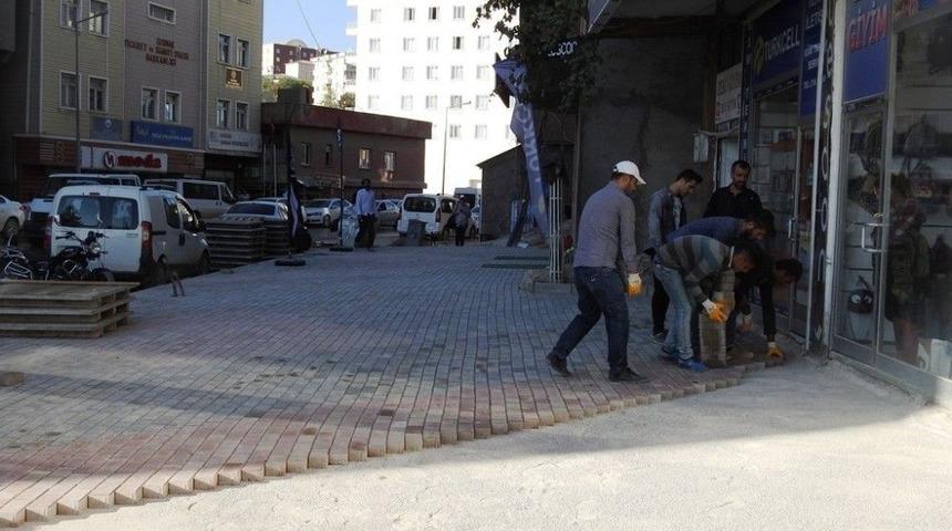 Şırnak Belediyesi, Kaldırım &Ccedil;alışmalarına Başladı