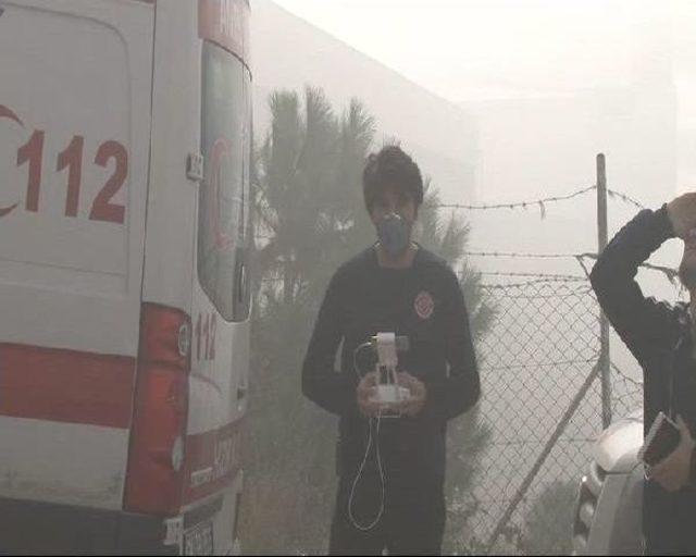 Hadımk&ouml;y de Lojistik Deposunda Yangın (2) 3