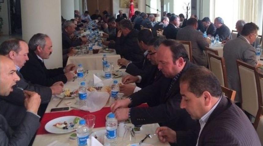 Ziraat Bankası Saruhanlı Şubesi&rsquo;nden Muhtarlara Kahvaltı