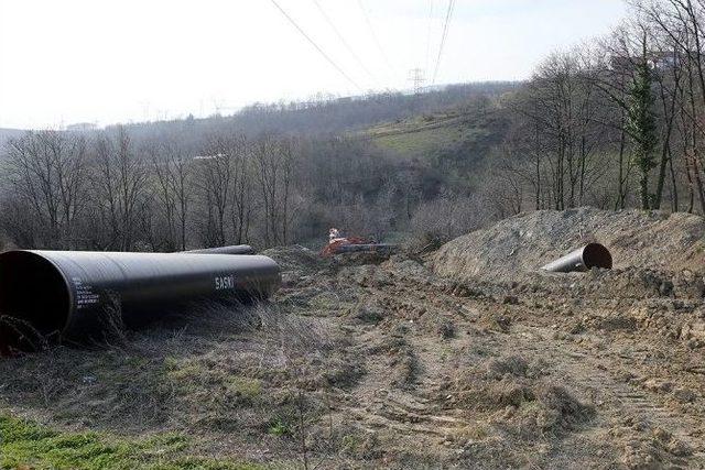 Başkan Toçoğlu Çelik İsale Hattı Çalışmalarını İnceledi