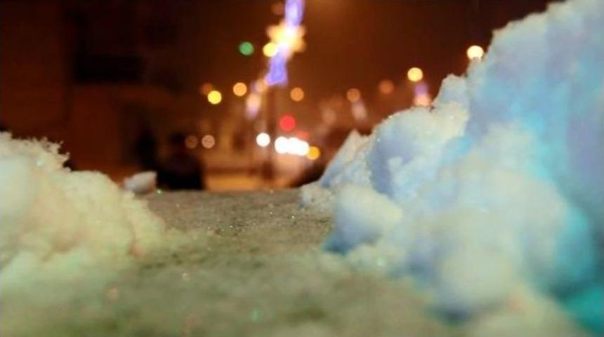 Erzurum&rsquo;da Kar Yağışı