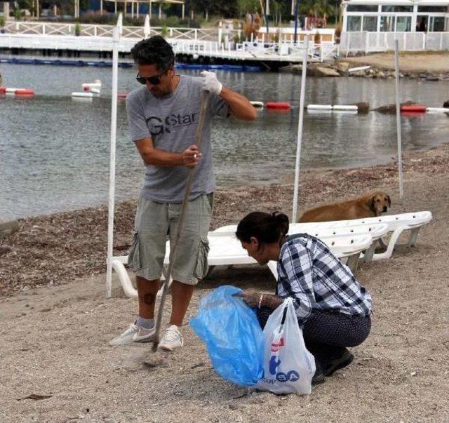 Gündoğanlılar, Tatilcilerle Sahili Temizledi 1