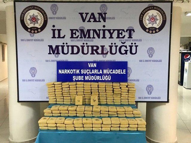 Van’da 95 Kilo 440 Gram Eroin Ele Geçirildi